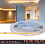  Taśma LED Premium | Ciepła biała 2700K | 24V | 384 LED/m | 960lm/m | COB | Rolka 5m | 3 lat gwarancji