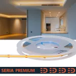  Taśma LED Premium Low Brightness  | Ciepła biała 2700K | 24V | 384 LED/m | 380lm/m | COB | Rolka 5m | 3 lat gwarancji