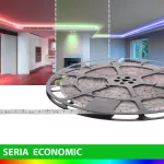 Taśma LED IP63 hermetyczna | Pełne spektrum RGB | 12V | 60 LED/m | SMD5050 | Taśma na metry | 2 lata gwarancji