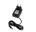 Zasilacz led gniazdkowy 12V  6W 5.5/2.1 czarny