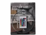 Zestaw LED RGB 36W 150LED | Pilot 24-key IR | IP65 | Kompletny zestaw z 5-metrową wodoodporną taśmą LED RGB. Świetny do kuchni, łazienki lub na taras.