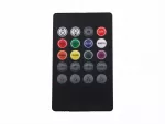 Sterownik LED RGB 3x2A Music 20-key IR czarny 12-24V Prescot