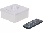 Sterownik LED Mono 1x8A potencjometr komplet z pilotem IR 12-24V Prescot