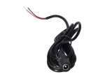 Gniazdo DC 5.5x2.1 przewód czarny 150cm   18awg