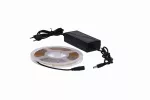 Zestaw LED MONO COB 40W 1600LED | Barwa neutralna 4000K | IP20 | Blister Kompletny zestaw z 5-metrową taśmą COB LED 4000 K, zasilaczem i sterowaniem. Światło ciągłe, bez efektu punktów – idealne do pracy i dekoracji. Gotowy do montażu