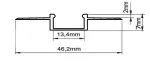 Profil led Basic Plus GK 2m anodowany