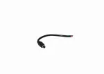 Wtyk DC 5.5x2.1 przewód czarny 15cm       18awg
