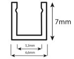 Profil led Basic Mini 2m biały