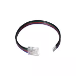 Złączka do taśmy led SMD/RGB kolor 10mm   taśma-przewód 15cm