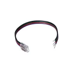 Złączka do taśmy led COB/RGB kolor 10mm   taśma-przewód 15cm