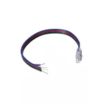 Złączka do taśmy led COB/RGB kolor 10mm   taśma-przewód 15cm
