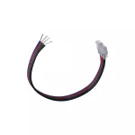 Złączka do taśmy led COB/RGB kolor 10mm   taśma-przewód 15cm