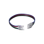 Złączka do taśmy led COB/RGB kolor 10mm   taśma-przewód 15cm-taśma
