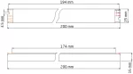 Zasilacz led slim  24V  40W IP20 KAISEN