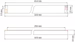 Zasilacz led slim  12V 100W IP20 KAISEN