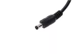 Wtyk DC 5.5x2.1 3A przewód czarny 150cm   22awg