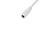 Gniazdo DC 5.5x2.1 3A przewód biały       150cm 22awg