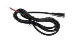 Gniazdo DC 5.5x2.1 3A przewód czarny      150cm 22awg