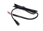 Gniazdo DC 5.5x2.1 3A przewód czarny      150cm 22awg