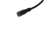 Gniazdo DC 5.5x2.1 3A przewód czarny      150cm 22awg