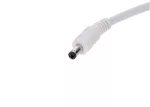 Gniazdo DC 5.5x2.1 5A przewód biały 15cm  18awg