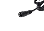 Gniazdo DC 5.5x2.1 5A przewód czarny      150cm 18awg