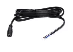 Gniazdo DC 5.5x2.1 5A przewód czarny      150cm 18awg