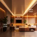Taśma LED Delux 3in1 24V 160led/m         SMD2835 12W/m 2700K IP20 460/930/1750lm/m 10mm CRI80 PL7Y 1m