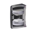 Oprawa elewacyjna MARTA 160-2L FROSTED Fumagalli GX53 LED CCT 2x10W 192 mm 3000K/4000K/6500K SET IP55 góra/dół 230V biały / tworzywo sztuczne