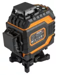 Laser 3D, 16 linii, zielony, walizka, tarcza celownicza, magnetyczny uchwyt, ładowarka