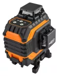 Laser 3D, 16 linii, zielony, walizka, tarcza celownicza, magnetyczny uchwyt, ładowarka
