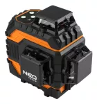 Laser 3D, 12 linii, zielony, walizka, tarcza celownicza, magnetyczny uchwyt, ładowarka