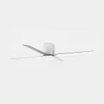 Fan Zonda ø1455mm White Transparent LED 2076 3000K ON-OFF