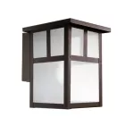 Surface-mounted wall light IP23 Osaka E27 Max. 15W Rusty brown