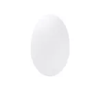 Surface-mounted wall light Glass 235mm E27 Max. 15W White