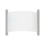 Surface-mounted wall light Niza E27 2 x Max. 15W Satin nickel
