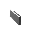 Surface-mounted wall light Thin LED 7.8W 3000K ON-OFF Black 860.00