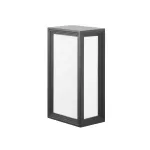 Surface-mounted wall light IP44 Thomas E27 Max. 15W Urban grey