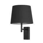 Surface-mounted wall light AURA E27 Max. 15W Black