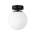 Surface-mounted ceiling light Giro Sphere E14 Max. 9W Black