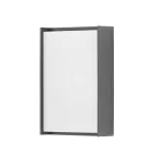 Surface-mounted wall light IP65 Block LED 9.7W 4000K ON-OFF Antracita 1125
