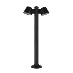 Bollard IP54 Cone Double GU10 2 x Max. 8W Black