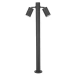 Bollard IP44 PIXA GU10 2 x Max. 8W Black