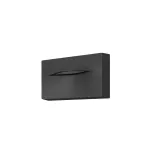 Surface-mounted wall light IP65 Hide Rectangular 75mm x 135mm LED 8.2W 4000K Urban grey 812