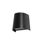 Surface-mounted wall light IP65 PRISMA GU10 Max. 8W Black