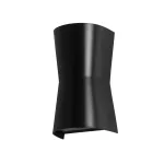 Surface-mounted wall light IP65 PRISMA GU10 2 x Max. 8W Black