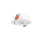 Recessed ceiling lights Sicro Ø83mm Adjustable GU10 Max. 8W White IN IP20 / OUT IP23