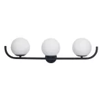 Surface-mounted wall light Sfera Triplex G9 3 x Max. 6W Black