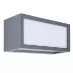 Surface-mounted wall light IP54 Quanta E27 Max. 15W Black