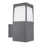 Surface-mounted wall light IP54 Veta E27 Max. 15W Black